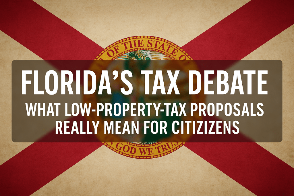 Florida’s Tax Debate: What Low-Property-Tax Proposals Really Mean for Citizens