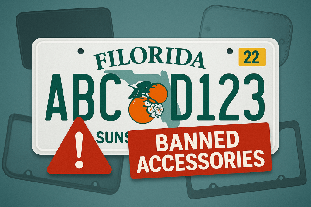 Florida Cracks Down on License Plate Frames and Covers: What Drivers Need to Know